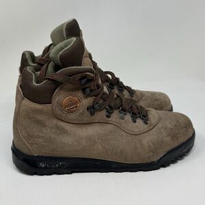 Asolo Classic Boots Womens 10 Brown Leather Hiking Outdoor Climbing Vibram Soles